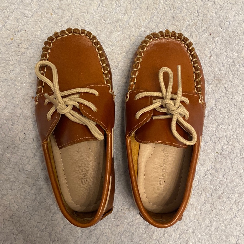 Elephantito Toddler Boy Leather Drivers